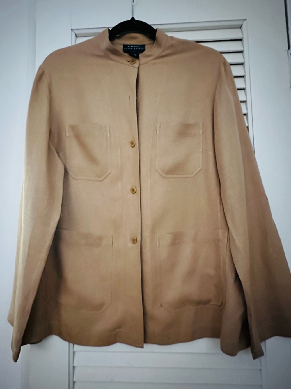 Ralph Lauren Beige Button-Up Jacket Size Large
